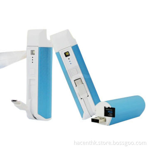 i3000 2,200mAh with USB cable power bank